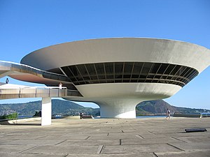 Muzej sodobne umetnosti Niterói, Brazilija