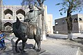 Statuen av Nasreddin Hodja i Bukhara