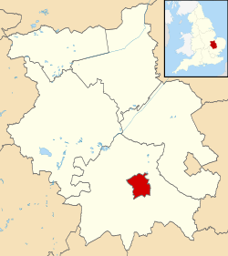 Location within Cambridgeshire