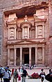 Image 21Petra, the capital of the Nabatean kingdom, is where the Nabatean alphabet was developed, from which the current Arabic alphabet further evolved. (from History of Jordan)