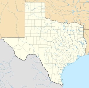 Вудлох. Карта розташування: Техас