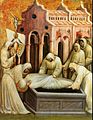 Enterrar a los muertos, de la serie Las obras de misericordia, de Olivuccio di Ciccarello.