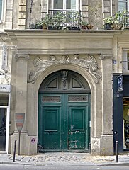 No 3 : entrée de l'ancien hôtel de Rambouillet.