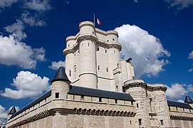 Glavni stolp srednjeveškega gradu Vincennes