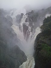 Dudhsagar Waterfalls in August