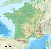 Location map/data/France is located in France