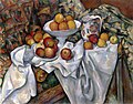 『リンゴとオレンジのある静物』1895-1900年。オルセー美術館。