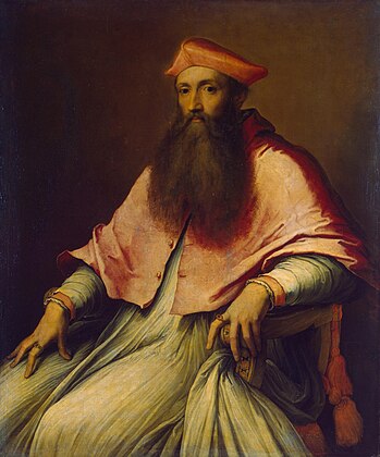 Sebastiano del Piombo, Portrait du cardinal Reginald Pole, avant 1547, musée de l'Ermitage.