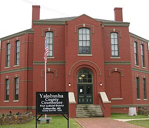 Das Yalobusha County Courthouse in Coffeeville