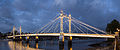 Image 10Albert Bridge, opened in 1873, crosses the River Thames between Chelsea and Battersea.
