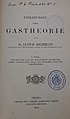 Title page to volumes I and II of Vorlesungen über Gastheorie (1896-1898)