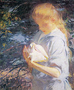 Eleanor Holding a Shell, 1902, Private collection