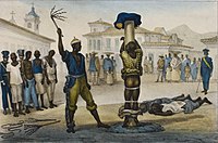 Публічная лупцоўка раба (1830)