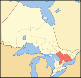 Localização de Ontário Central