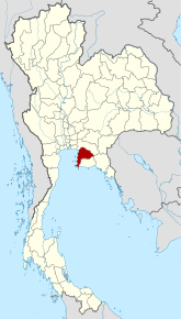 Poziția localității Chonburi