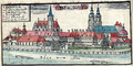 The Cathedral Island in the 18th century (by Friedrich Bernhard Werner)
