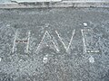 The "HAVE" Mosaic (spelling variant of Ave)