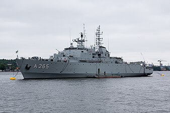 HMS Visborg (A265) på besök i Stockholm 2010