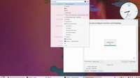 Desktop KDE Plasma trên Debian.