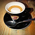 Macchiato as served at Bradleys Coffee in South Wales, UK