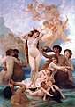 Rojstvo Venere, William-Adolphe Bouguereau, okoli 1879 (Musée d'Orsay, Pariz).