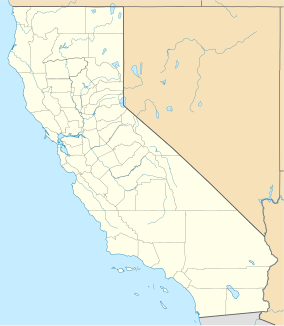 Map showing the location of California State Mining and Mineral Museum