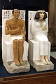 4. Dynastie, Altes Reich: Sitzstatuen des Rahotep (CG 3) und der Nofret (CG4)