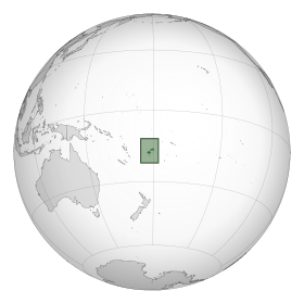 Localização de Reino de Fiji