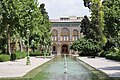 Vista dei giardini del Palazzo del Golestan