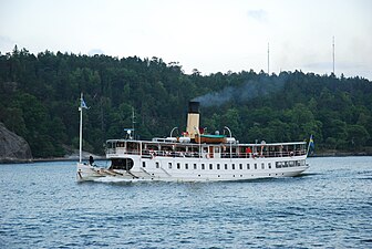 En av Blidösundsbolagets pendelbåtar.