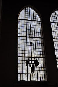 Example of lamp and window design in the nave