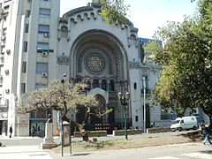 Synagóga Templo Libertad. V Argentíne žije najpočetnejšia židovská komunita v Latinskej Amerike.