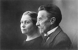 August Kitzberg ja Johanna Wilhemine Kitzberg