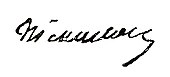 signature de Julien-Ursin Niemcewicz