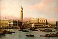 Canaletto (1737 ca.) Veduta della Piazzetta e del Bacino di San Marco a Venezia
