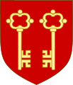 Due chiavi affrontate (famiglia Chiavari di Genova)