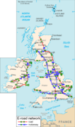Birleşik Krallık ve İrlanda'da E-yolları ağı