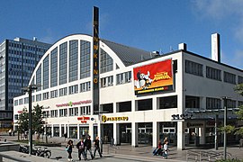 Tennispalatsi, one of the major Finnkino multiplex movie theatre places, in Helsinki, Finland