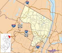 East Rutherford is located in Bergen County, New Jersey
