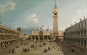 כיכר סן מרקו בוונציה.
