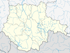 チェスケー・ブジェヨヴィツェの位置（南ボヘミア州内）