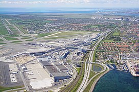 Copenhagen Airport, aerial view