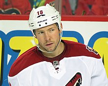 Moss wearing Coyotes gear