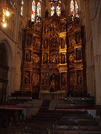 Retablo mayor de la catedral de Burgos.