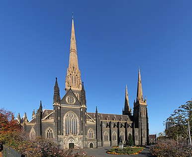 Catedral de São Patrício, em Melbourne, Austrália. (1858-1939)