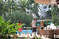 Der Poolbereich im Shangri-La Hotel Singapur (2012)