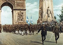 Greek Parade in Paris, 1919