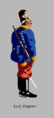 Dragoon (battle dress and parade dress for enlisted men)