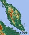 Image 61The topography of Peninsular Malaysia. (from Geography of Malaysia)