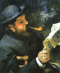 Claude Monet lisant, 1872 Musée Marmottan
